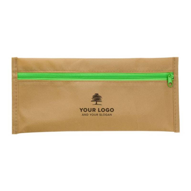 Puzdro z netkenej textílie s kanc.potrebami, eko štýl Puzdro z netkenej textílie s kanc.potrebami, eko štýl