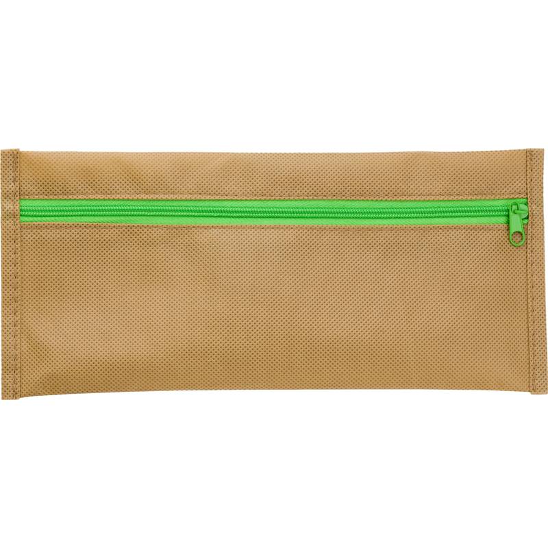 Puzdro z netkenej textílie s kanc.potrebami, eko štýl Puzdro z netkenej textílie s kanc.potrebami, eko štýl