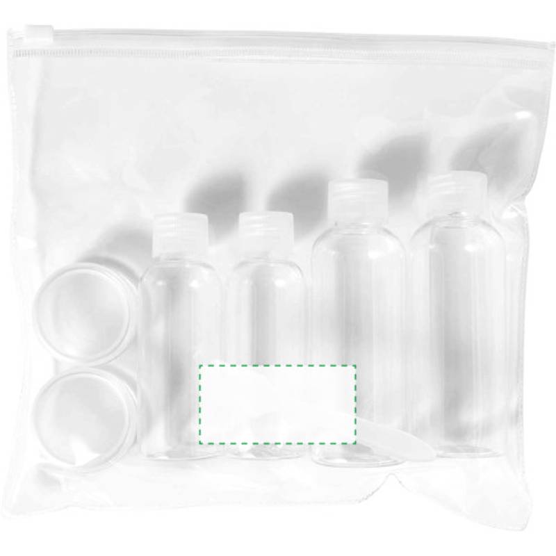 Sada lahviček na kosmetiku na cestování, transparentní Sada lahviček na kosmetiku na cestování, transparentní