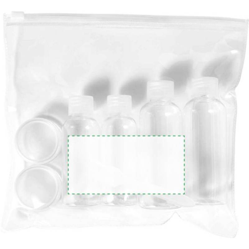 Sada lahviček na kosmetiku na cestování, transparentní Sada lahviček na kosmetiku na cestování, transparentní