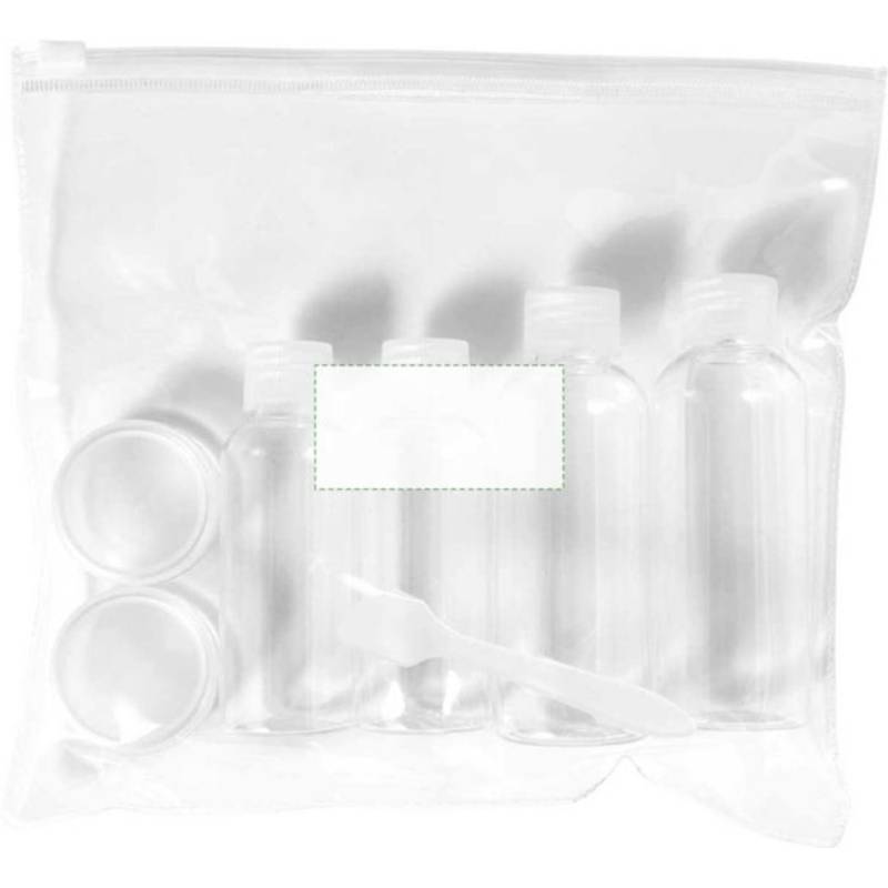 Sada lahviček na kosmetiku na cestování, transparentní Sada lahviček na kosmetiku na cestování, transparentní