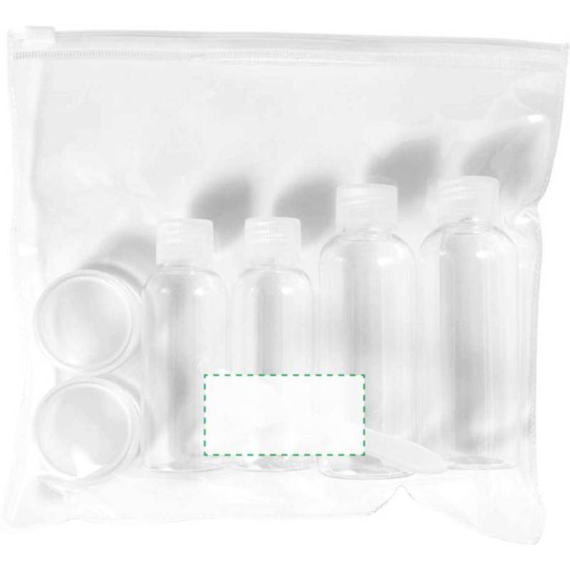 Sada lahviček na kosmetiku na cestování, transparentní Sada lahviček na kosmetiku na cestování, transparentní