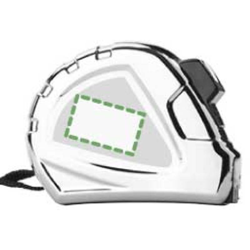 Svinovací metr se šňůrkou a klipem, pásmo, 3 m, stříbrná Svinovací metr se šňůrkou a klipem, pásmo, 3 m, stříbrná