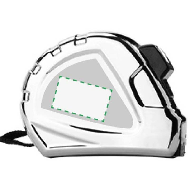 Svinovací metr se šňůrkou a klipem, pásmo, 3 m, stříbrná Svinovací metr se šňůrkou a klipem, pásmo, 3 m, stříbrná