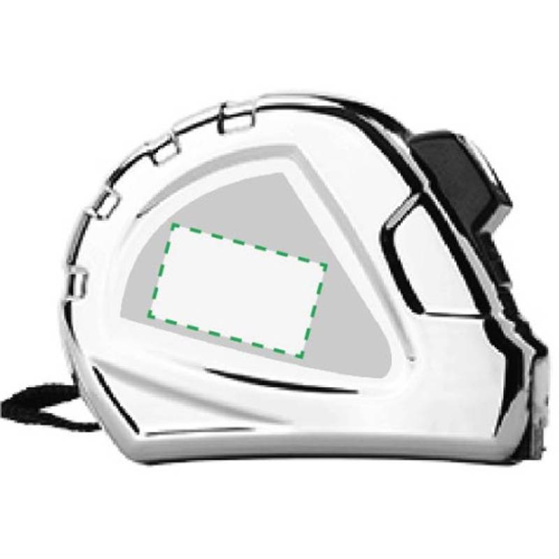 Svinovací metr se šňůrkou a klipem, pásmo, 3 m, stříbrná Svinovací metr se šňůrkou a klipem, pásmo, 3 m, stříbrná