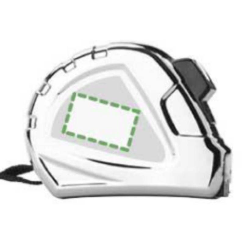 Svinovací metr se šňůrkou a klipem, pásmo, 3 m, stříbrná Svinovací metr se šňůrkou a klipem, pásmo, 3 m, stříbrná