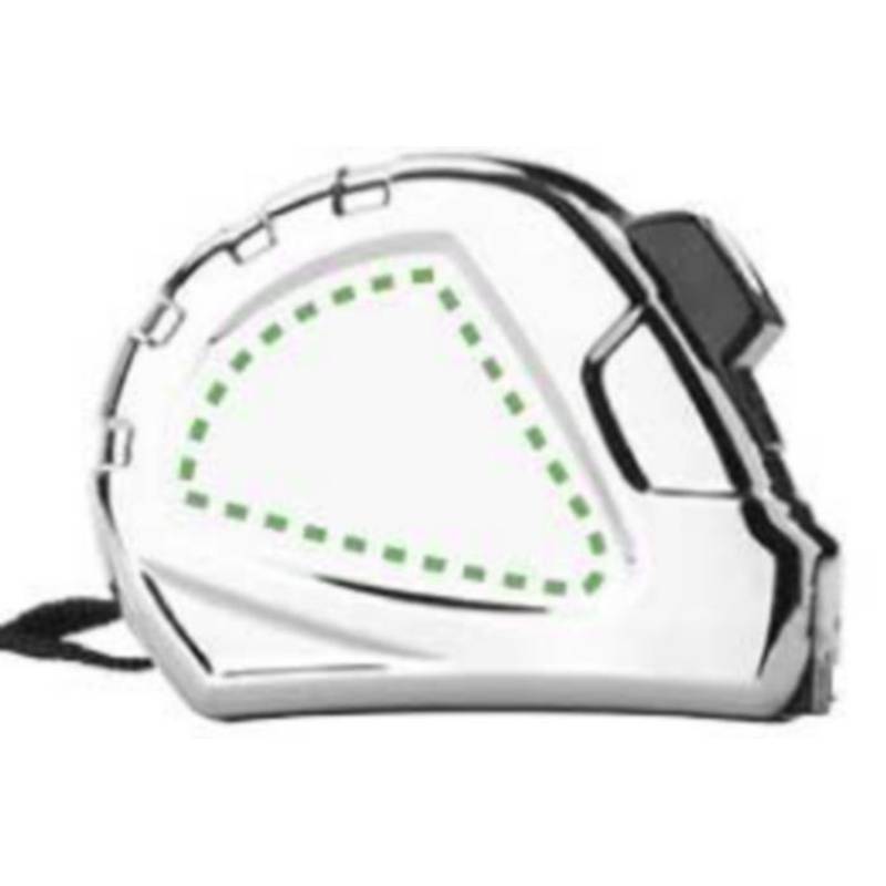 Svinovací metr se šňůrkou a klipem, pásmo, 3 m, stříbrná Svinovací metr se šňůrkou a klipem, pásmo, 3 m, stříbrná