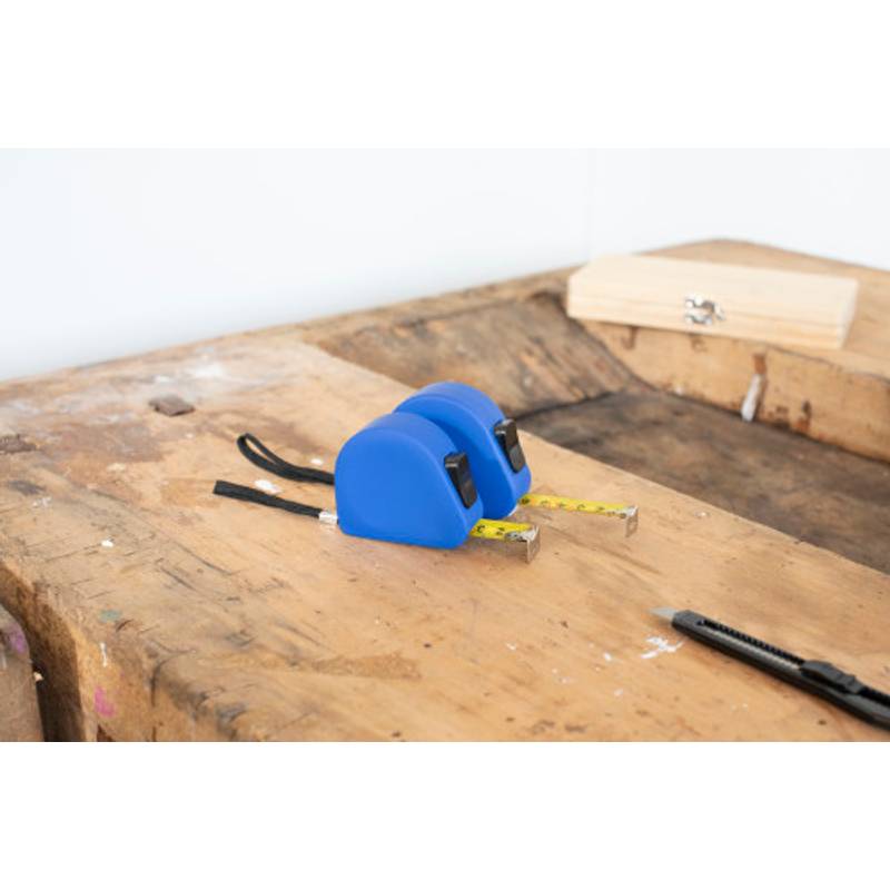 Svinovací metr, poutko na ruku, 3m, modrá Svinovací metr, poutko na ruku, 3m, modrá