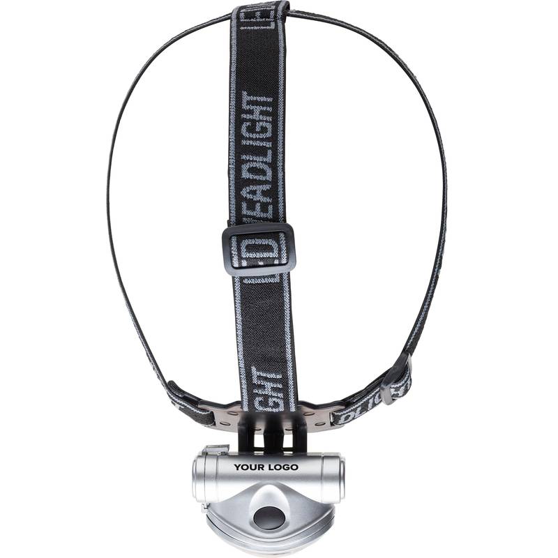 Plastová baterka 8 LED diód, upevnenie na hlavu /MINERVA/ Plastová baterka 8 LED diód, upevnenie na hlavu /MINERVA/