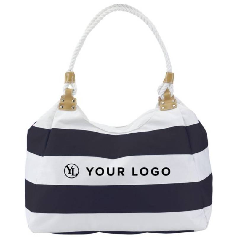 MARIKA plážová taška, modrá a biela MARIKA plážová taška, modrá a biela