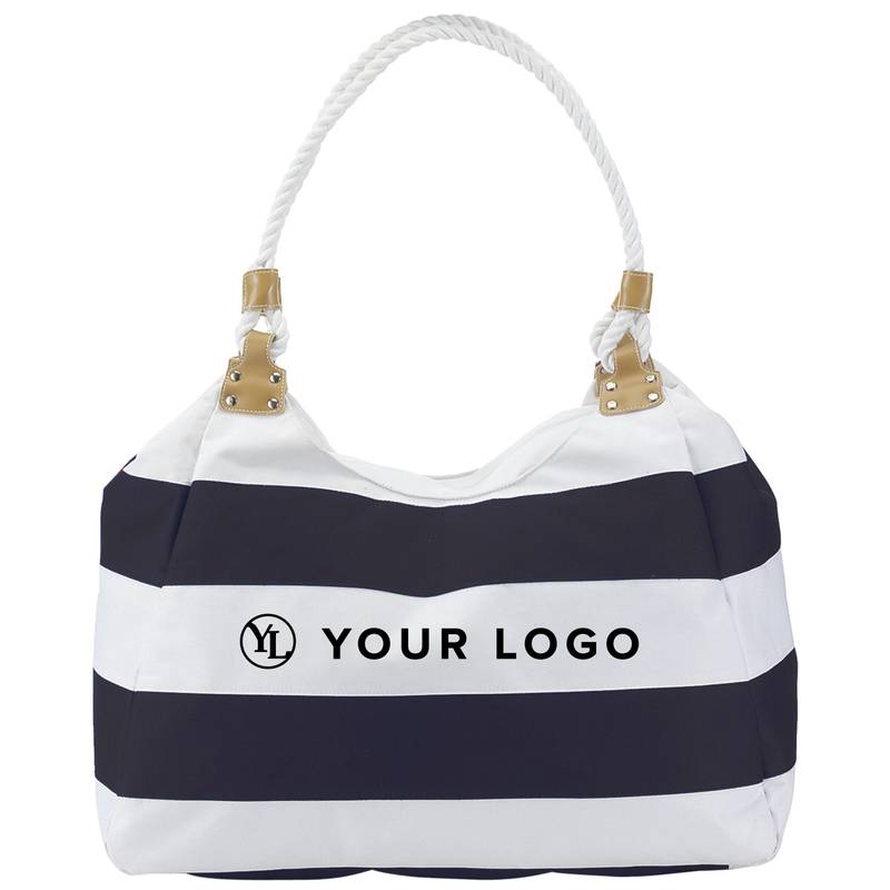 MARIKA plážová taška, modrá a biela MARIKA plážová taška, modrá a biela