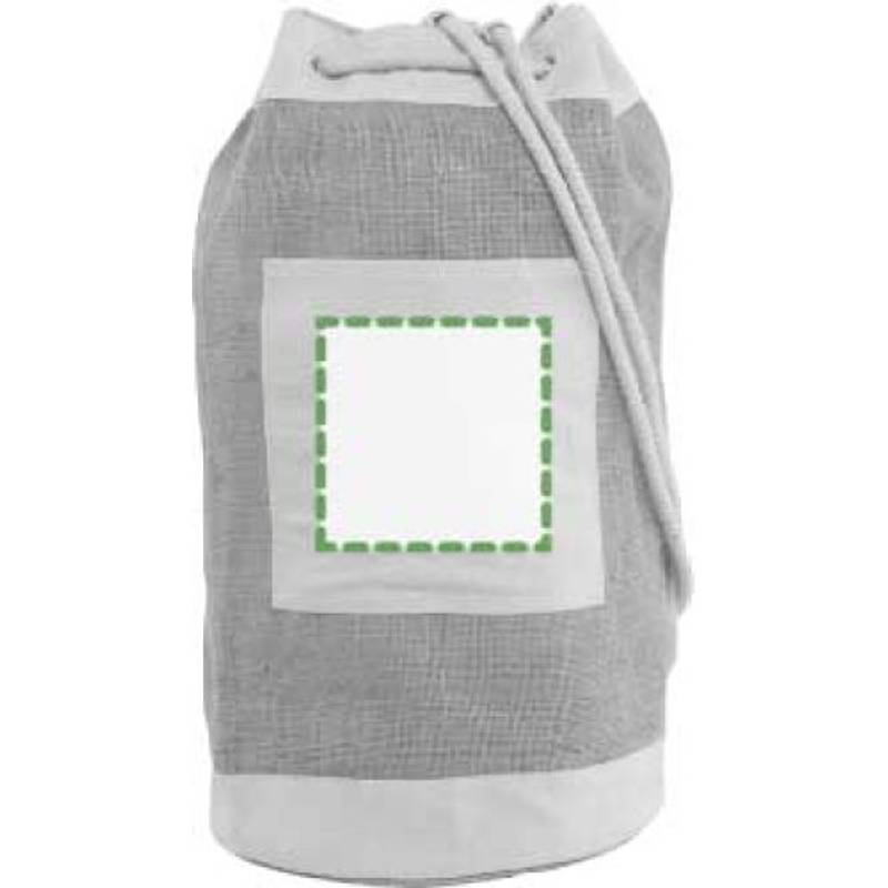 Námornícky batoh z juty, hnedá Námornícky batoh z juty, hnedá