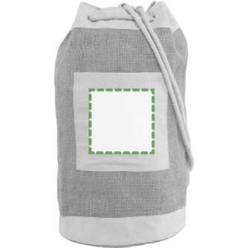 Námornícky batoh z juty, hnedá Námornícky batoh z juty, hnedá