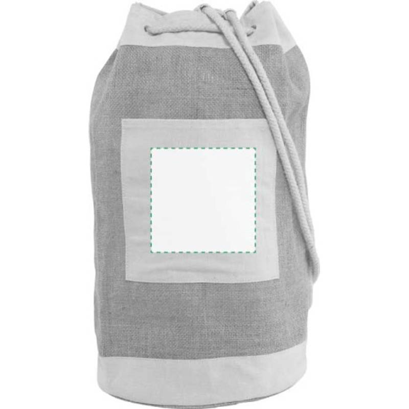 Námornícky batoh z juty, hnedá Námornícky batoh z juty, hnedá