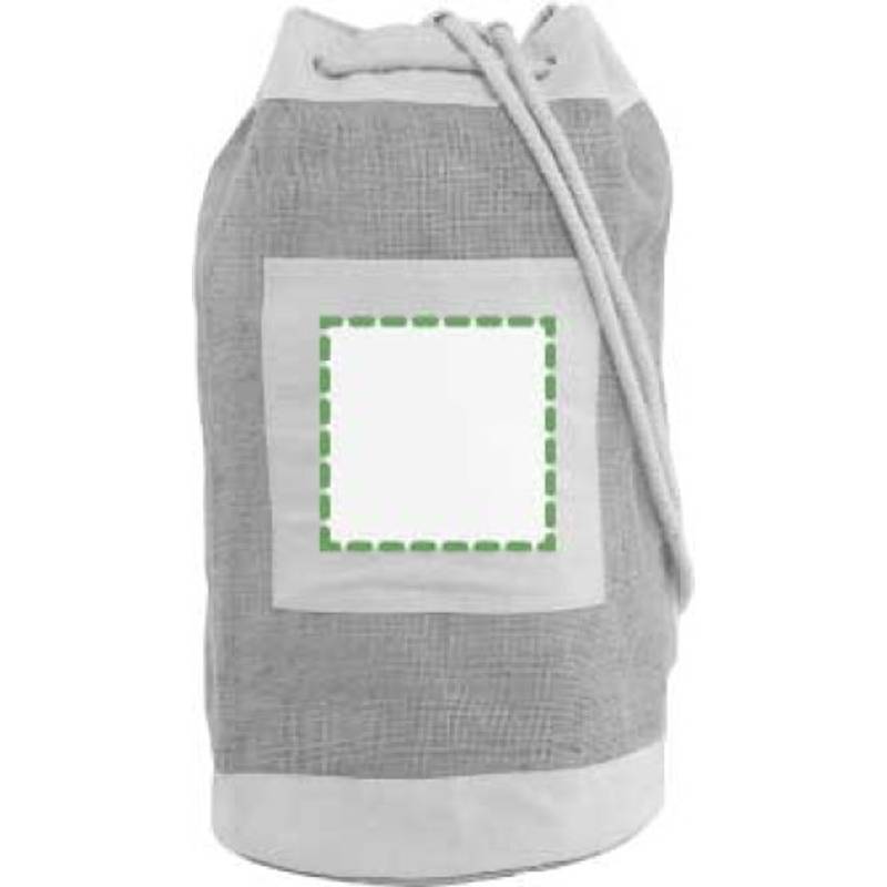 Námornícky batoh z juty, hnedá Námornícky batoh z juty, hnedá