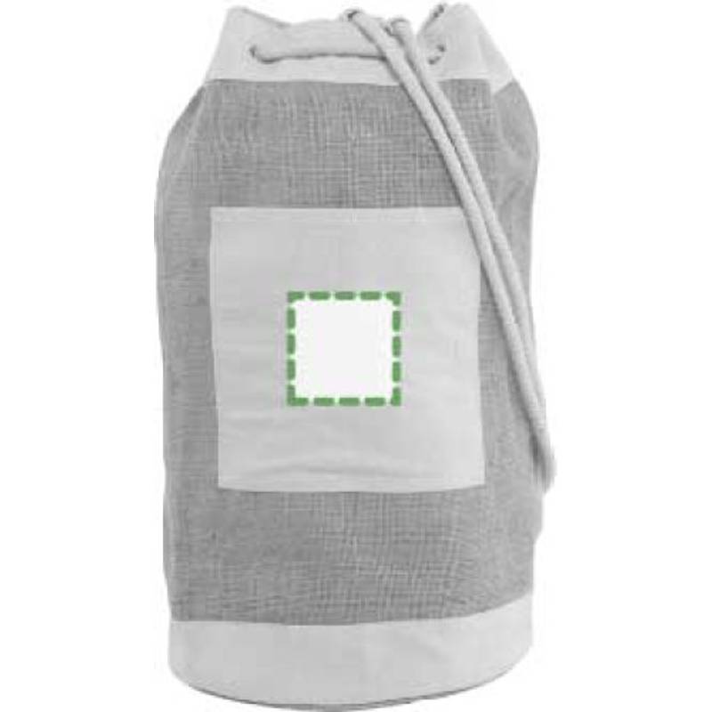 Námornícky batoh z juty, hnedá Námornícky batoh z juty, hnedá