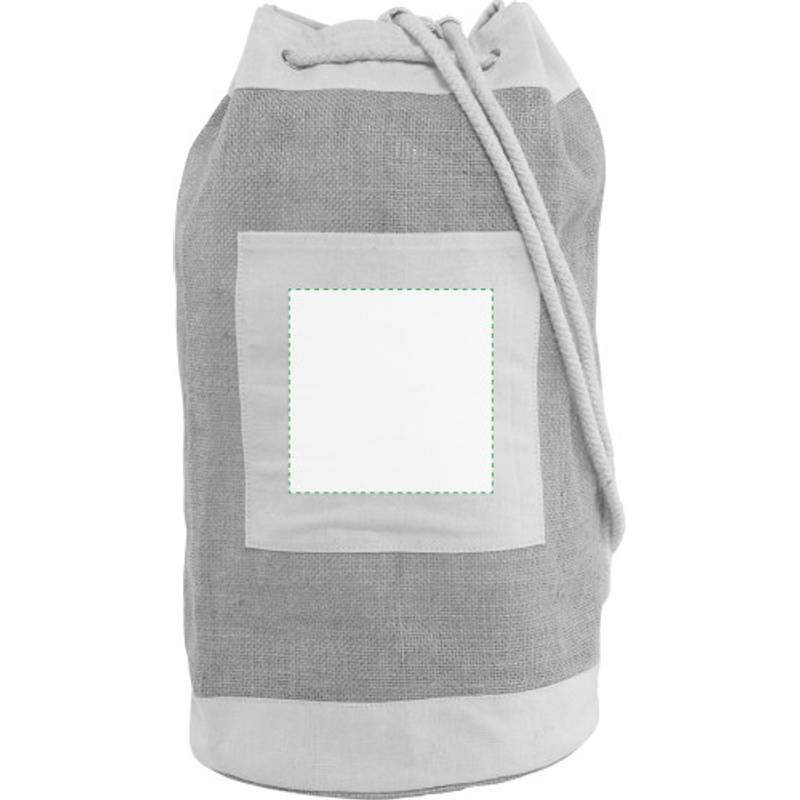 Námornícky batoh z juty, hnedá Námornícky batoh z juty, hnedá