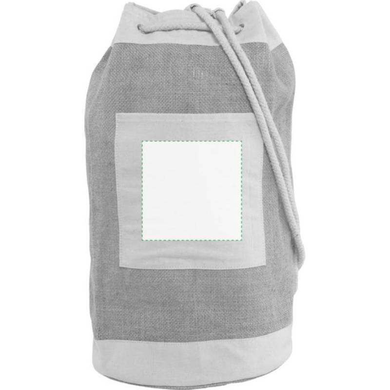 Námornícky batoh z juty, hnedá Námornícky batoh z juty, hnedá