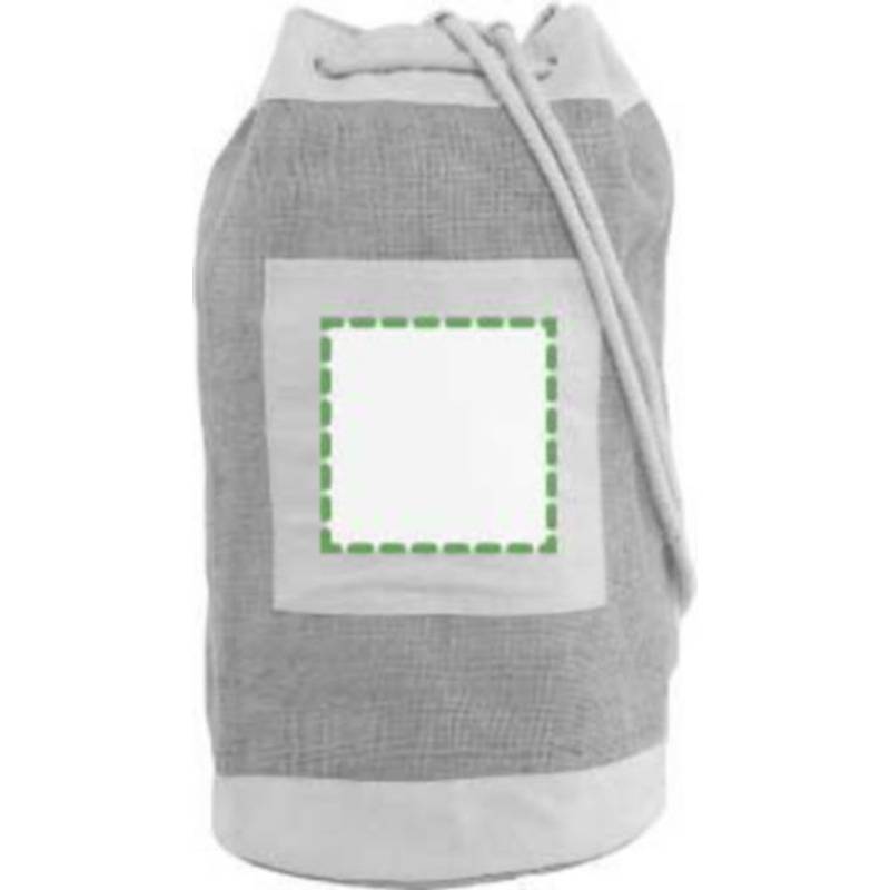 Námornícky batoh z juty, hnedá Námornícky batoh z juty, hnedá