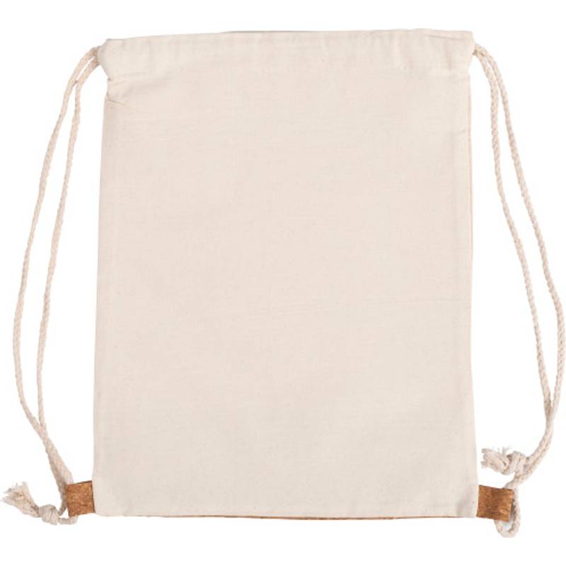 Bavlnený batoh 280 gr s časťou z korkovej tkaniny Bavlnený batoh 280 gr s časťou z korkovej tkaniny