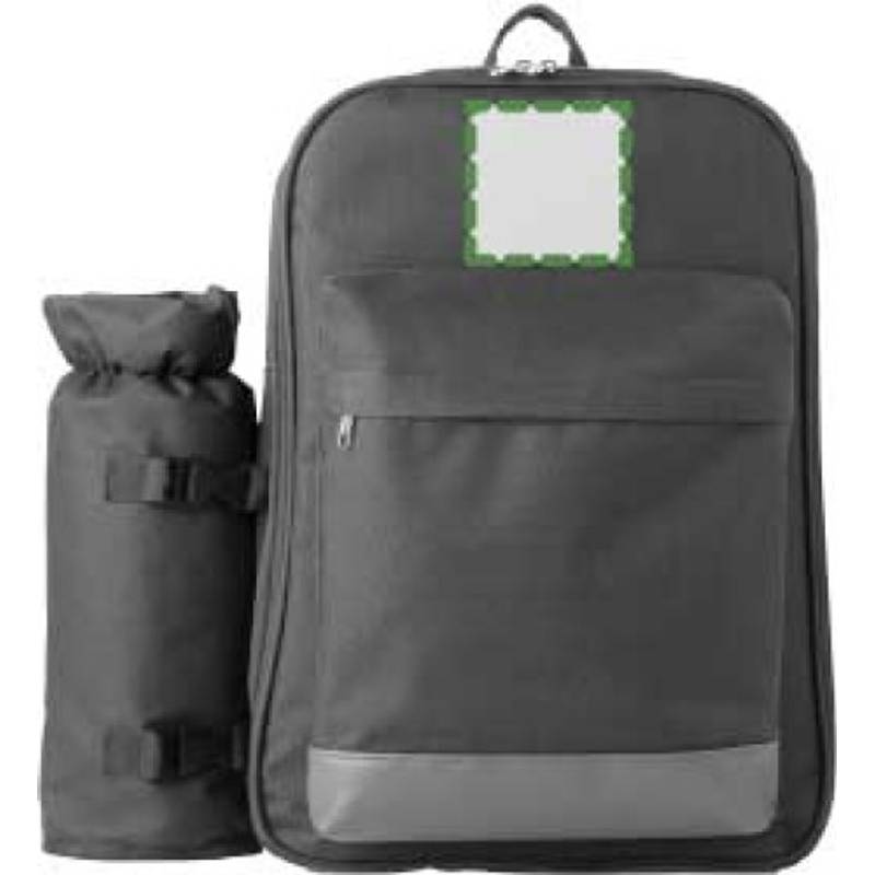 Piknikový batoh pre 4 osoby, 600D, sivá Piknikový batoh pre 4 osoby, 600D, sivá