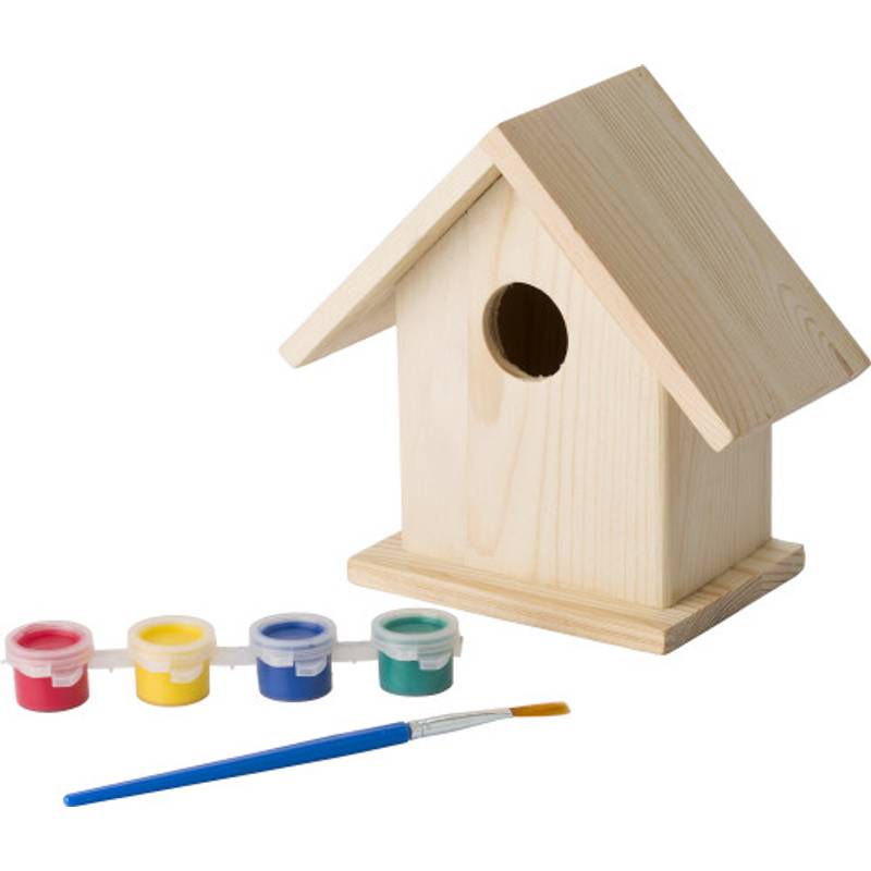 Dřevěná ptačí budka na dotvoření Dřevěná ptačí budka na dotvoření