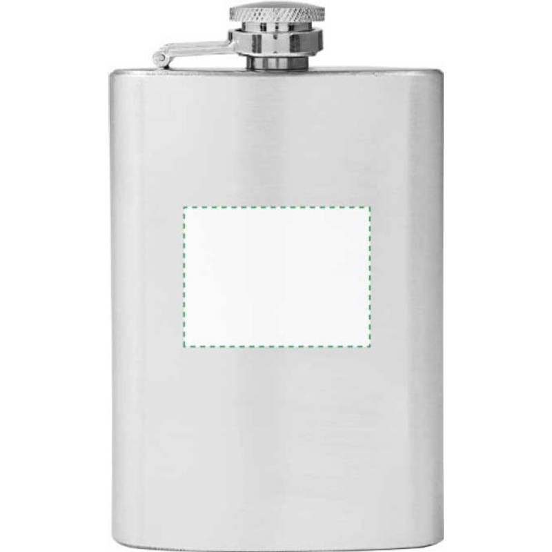 LORETKA placatka z nerezové oceli o objemu 100 ml, stříbrná LORETKA placatka z nerezové oceli o objemu 100 ml, stříbrná