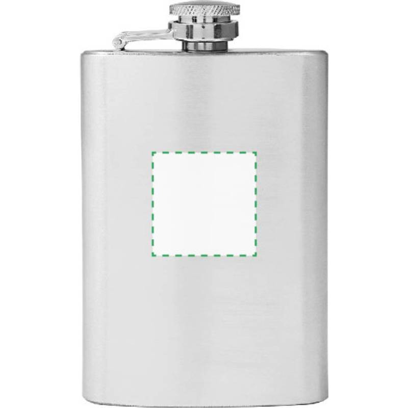 LORETKA placatka z nerezové oceli o objemu 100 ml, stříbrná LORETKA placatka z nerezové oceli o objemu 100 ml, stříbrná