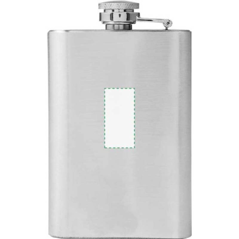 LORETKA placatka z nerezové oceli o objemu 100 ml, stříbrná LORETKA placatka z nerezové oceli o objemu 100 ml, stříbrná