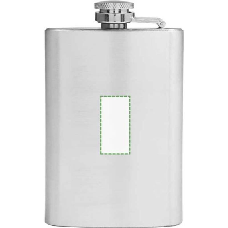 LORETKA placatka z nerezové oceli o objemu 100 ml, stříbrná LORETKA placatka z nerezové oceli o objemu 100 ml, stříbrná