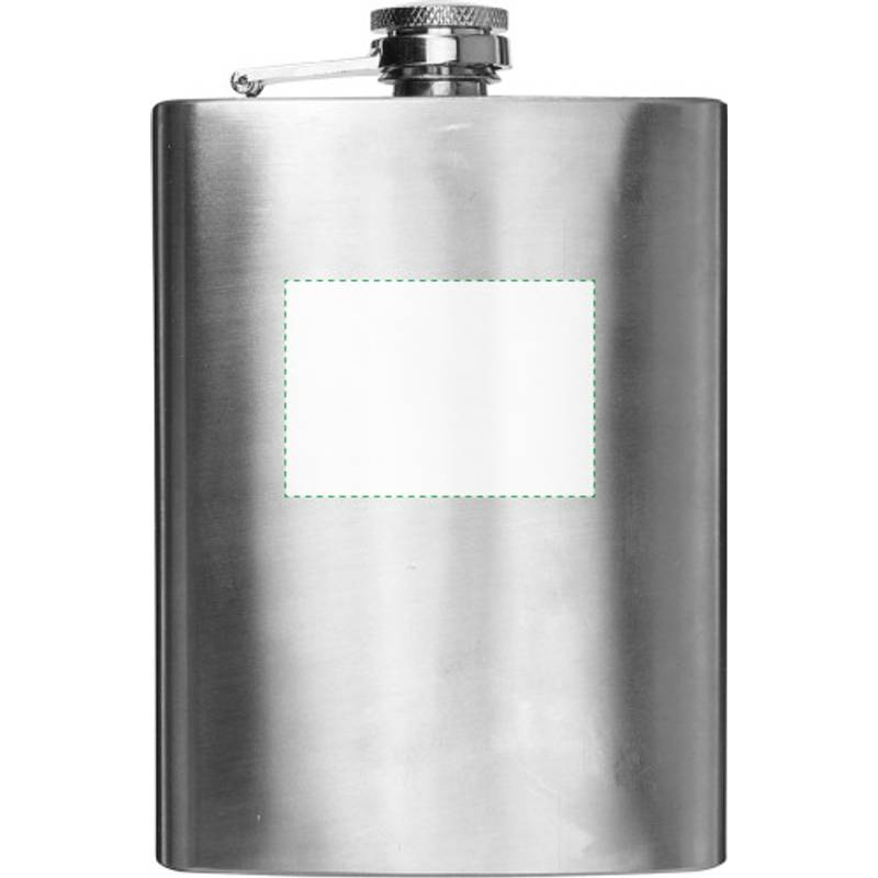 DERON nerezová placatka, 240 ml, stříbrná DERON nerezová placatka, 240 ml, stříbrná