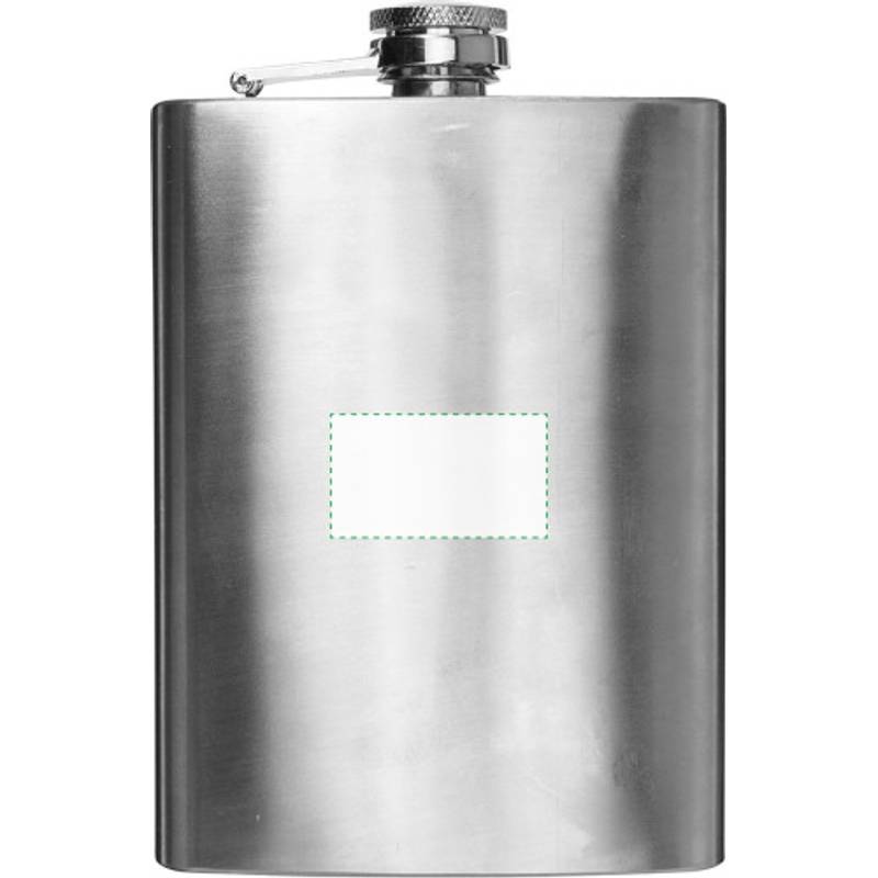 DERON nerezová placatka, 240 ml, stříbrná DERON nerezová placatka, 240 ml, stříbrná