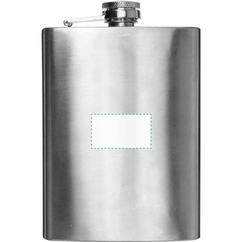 DERON nerezová placatka, 240 ml, stříbrná DERON nerezová placatka, 240 ml, stříbrná