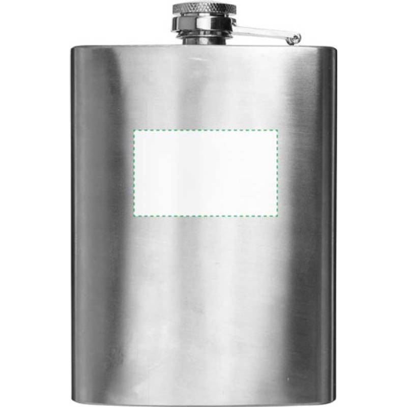 DERON nerezová placatka, 240 ml, stříbrná DERON nerezová placatka, 240 ml, stříbrná