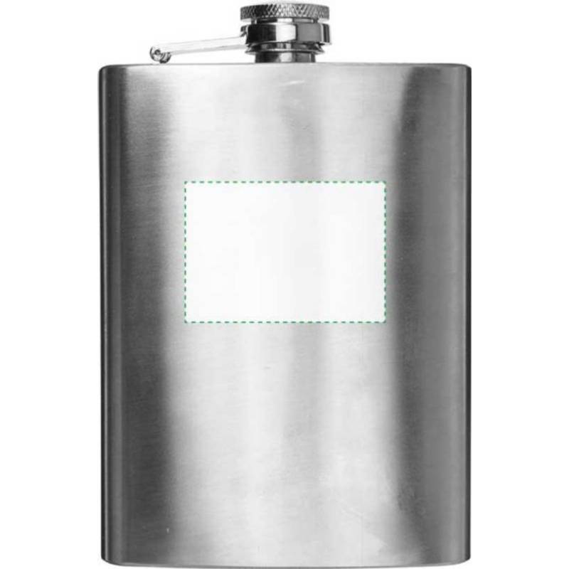 DERON nerezová placatka, 240 ml, stříbrná DERON nerezová placatka, 240 ml, stříbrná