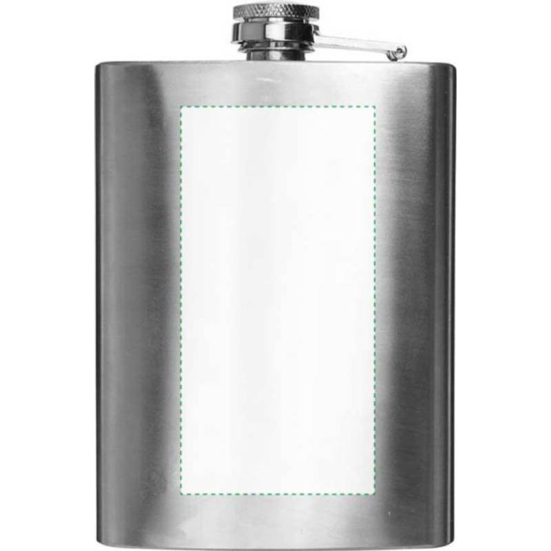 DERON nerezová placatka, 240 ml, stříbrná DERON nerezová placatka, 240 ml, stříbrná