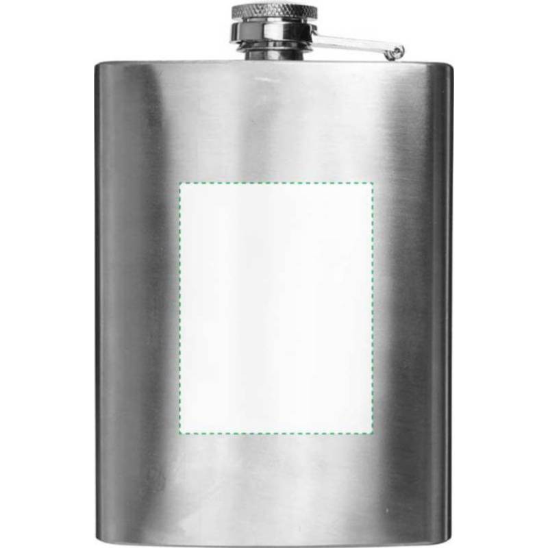 DERON nerezová placatka, 240 ml, stříbrná DERON nerezová placatka, 240 ml, stříbrná