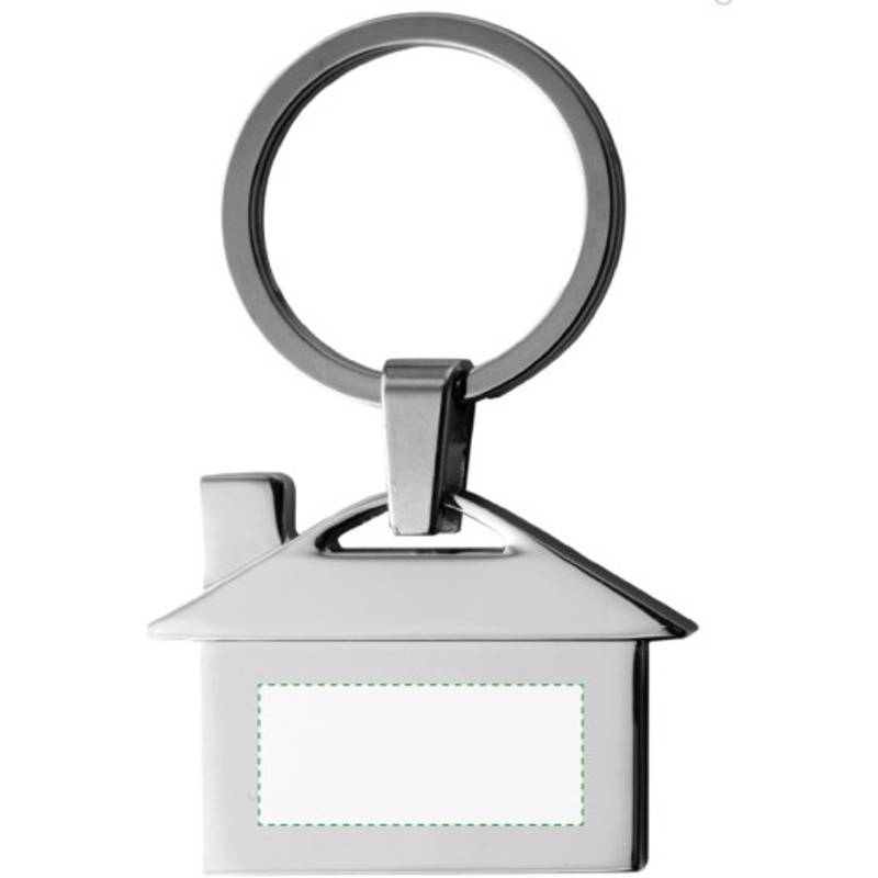 Přívěsek na klíče v tvar domek, kov Přívěsek na klíče v tvar domek, kov