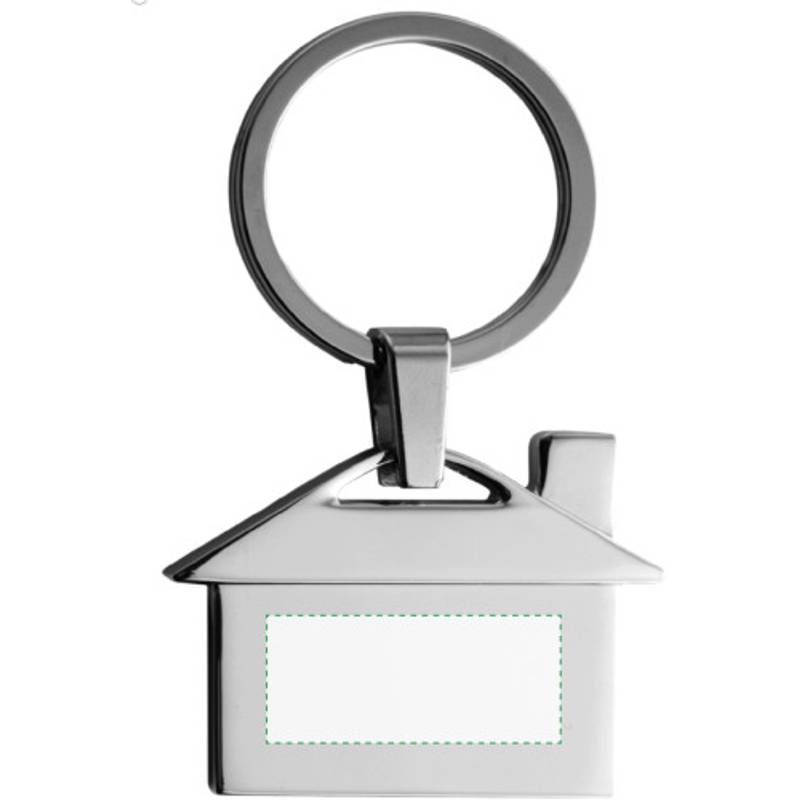 Přívěsek na klíče v tvar domek, kov Přívěsek na klíče v tvar domek, kov