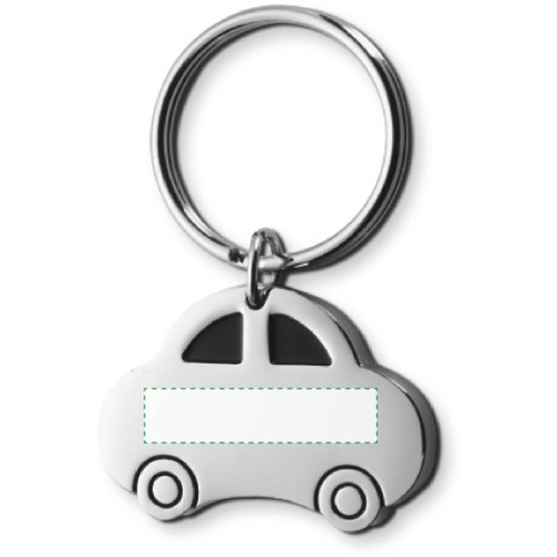 Kovový přívěsek na klíče, tvar auto, dárková krabička / CAR / Kovový přívěsek na klíče, tvar auto, dárková krabička / CAR /