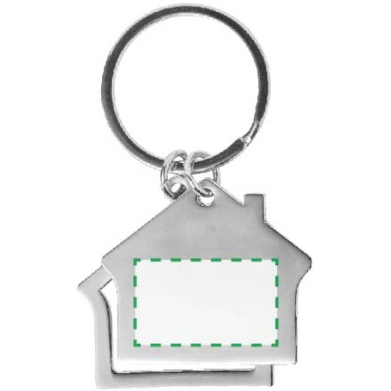 Přívěsek na klíče ve tvaru domečku Přívěsek na klíče ve tvaru domečku