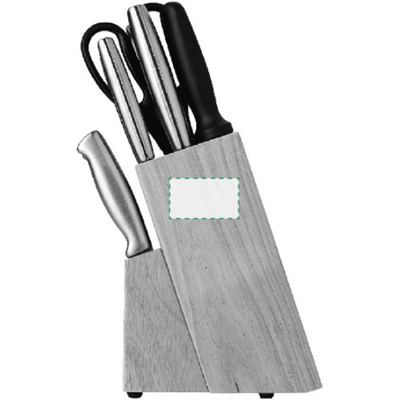 14 dielna sada kuchynských nožov v stojane, hnedá 14 dielna sada kuchynských nožov v stojane, hnedá