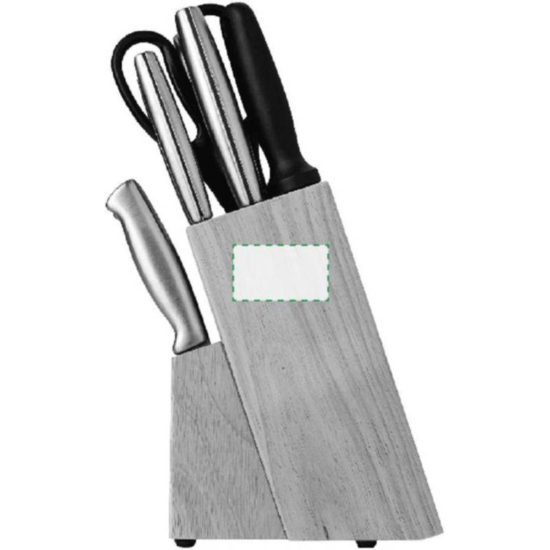 14 dielna sada kuchynských nožov v stojane, hnedá 14 dielna sada kuchynských nožov v stojane, hnedá