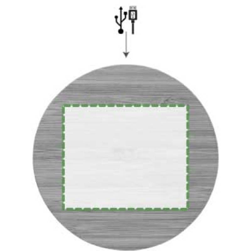 Bambusová bezdrôtová rýchlonabíjačka pre smart telefóny, hnedá Bambusová bezdrôtová rýchlonabíjačka pre smart telefóny, hnedá