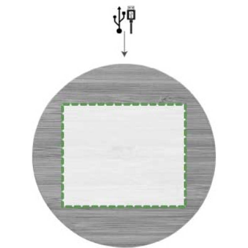 Bambusová bezdrôtová rýchlonabíjačka pre smart telefóny, hnedá Bambusová bezdrôtová rýchlonabíjačka pre smart telefóny, hnedá