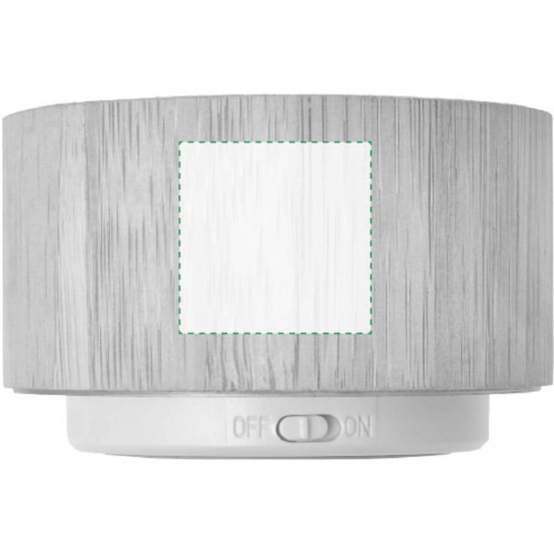 Bambusový bezdrátový reproduktor s barevnými světly, hnědá Bambusový bezdrátový reproduktor s barevnými světly, hnědá