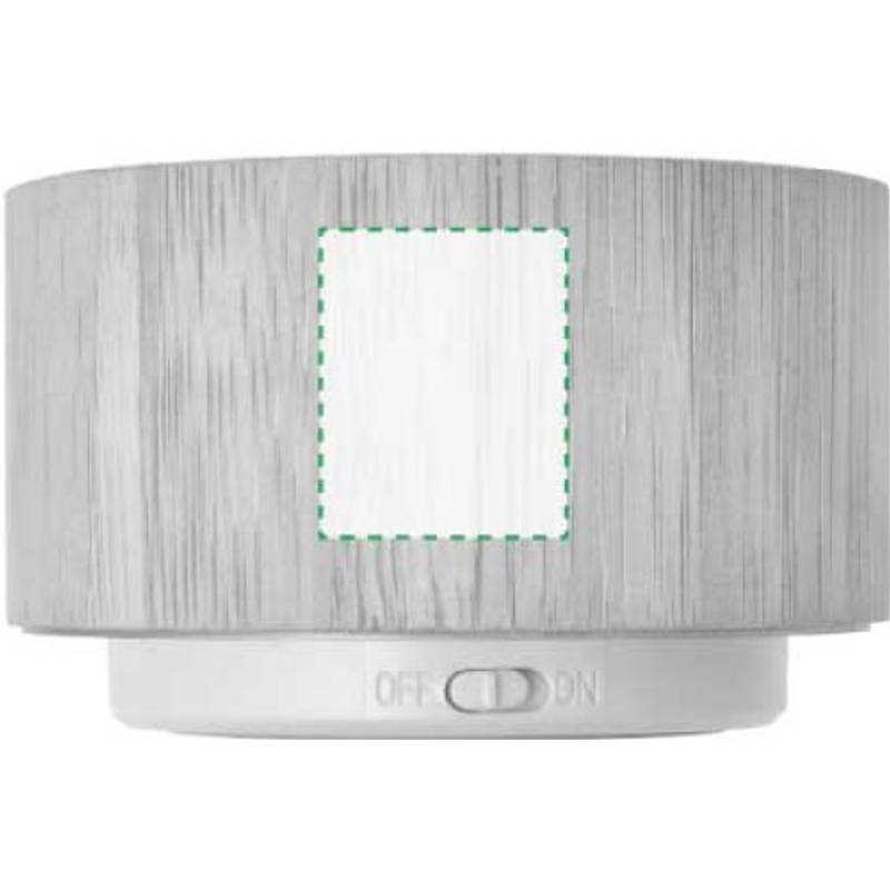 Bambusový bezdrátový reproduktor s barevnými světly, hnědá Bambusový bezdrátový reproduktor s barevnými světly, hnědá