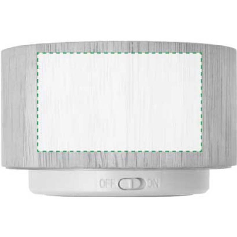 Bambusový bezdrátový reproduktor s barevnými světly, hnědá Bambusový bezdrátový reproduktor s barevnými světly, hnědá