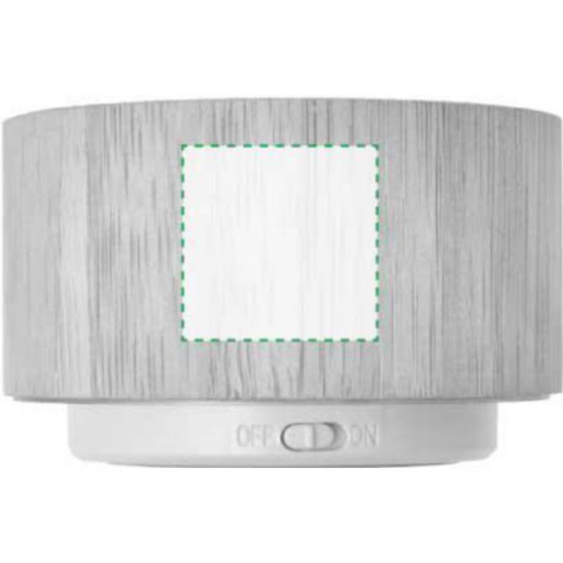 Bambusový bezdrátový reproduktor s barevnými světly, hnědá Bambusový bezdrátový reproduktor s barevnými světly, hnědá