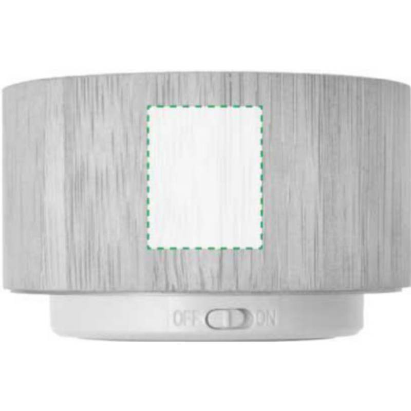 Bambusový bezdrátový reproduktor s barevnými světly, hnědá Bambusový bezdrátový reproduktor s barevnými světly, hnědá